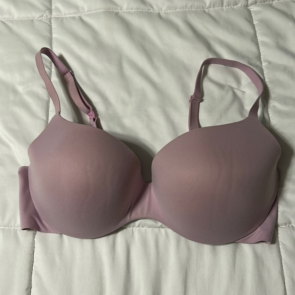 Lilac bra with underwire